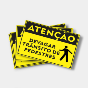 01 - Qtde: 1Unid. PLACA DE SINALIZACAO PVC / PVC 2MM / 100x150MM PVC 2MM Tam. da arte: 100x150 - Tam. final: 100x150 4x0 Sem verniz Corte Reto Qtde: 1Unid.