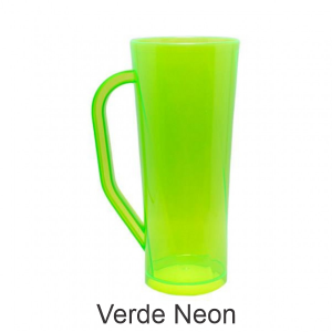 01 - Qtde: 25 Unid. COPO LONG DRINK COM ALÇA / NEON / IMPRESSAO 4 COR / VERDE  Tam. da arte: 60x120 - Tam. final: 60x120 4x0 Sem verniz  BRINDE