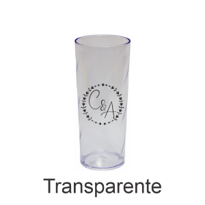 01 - Qtde: 25 Unid. COPO LONG DRINK / TRANSPARENTE /IMPRESSAO 4 COR / TRANSPARENTE  Tam. da arte: 60x120 - Tam. final: 60x120 4x0 Sem verniz  BRINDE