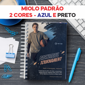 02 - QTDE: 10 - 19 UNID. AGENDA 2024/AGENDA DIARIA/LAMINADO FOSCA /145x200MM Apergaminhado 56g Tam. da arte: 215x275  Tam. final: 145x200 4x0 CORES Sem verniz Corte Reto 